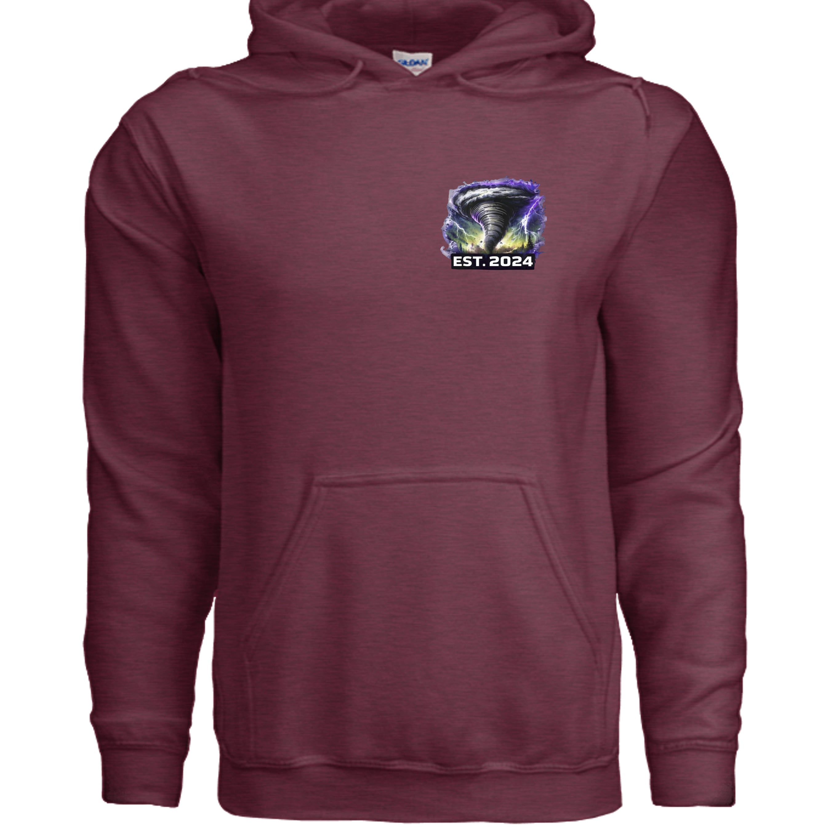 Heather Sport Dark Maroon - G185 - FRONT