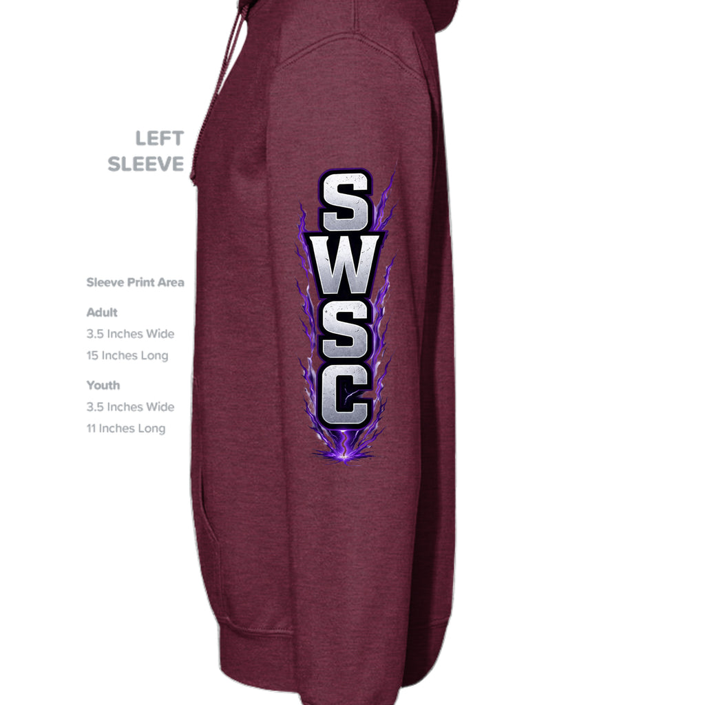 Heather Sport Dark Maroon - G185 - SLEEVE_LEFT